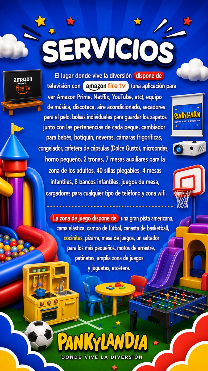 servicios parque infantil